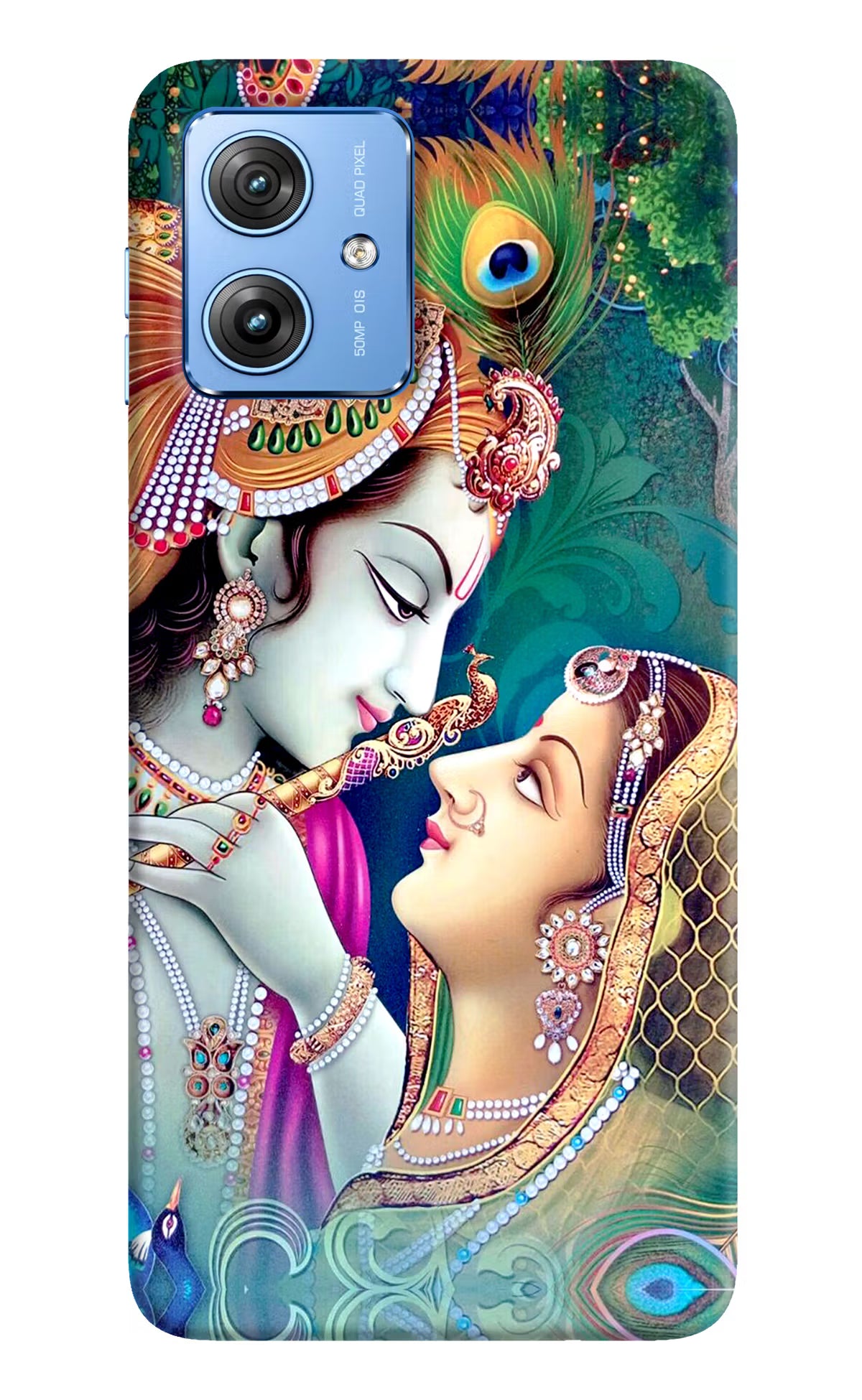 Lord Radha Krishna Moto G64 5G Hard Case Back Cover by Casekaro