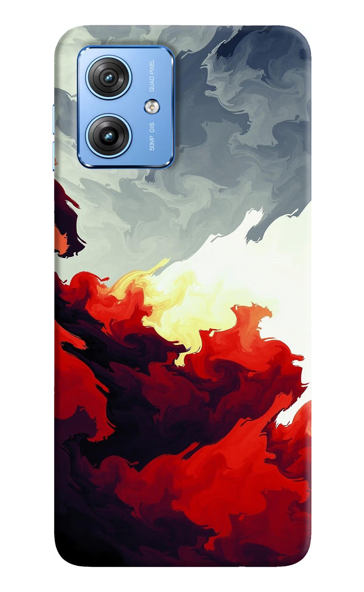 Fire Cloud Moto G64 5G Hard Case Back Cover by Casekaro
