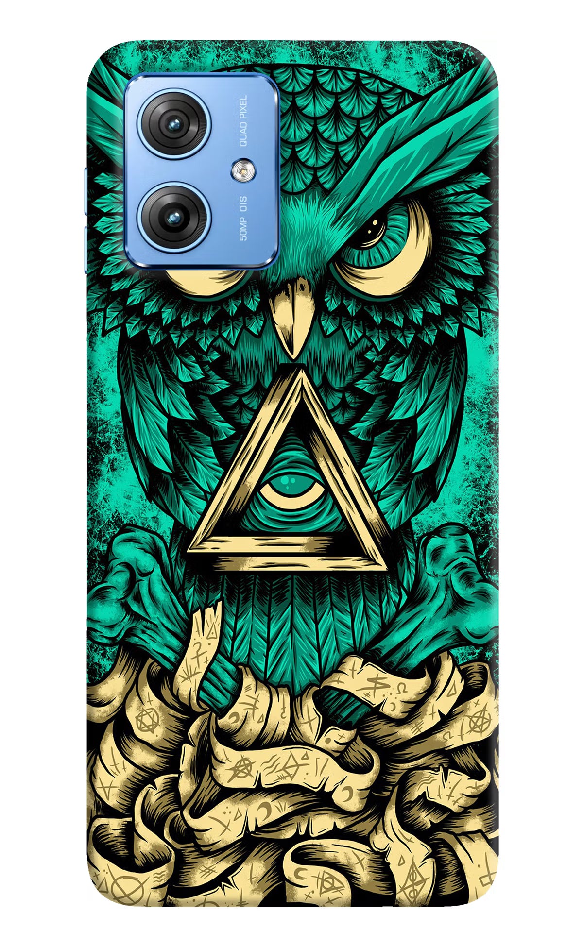 Green Owl Moto G64 5G Hard Case Back Cover by Casekaro