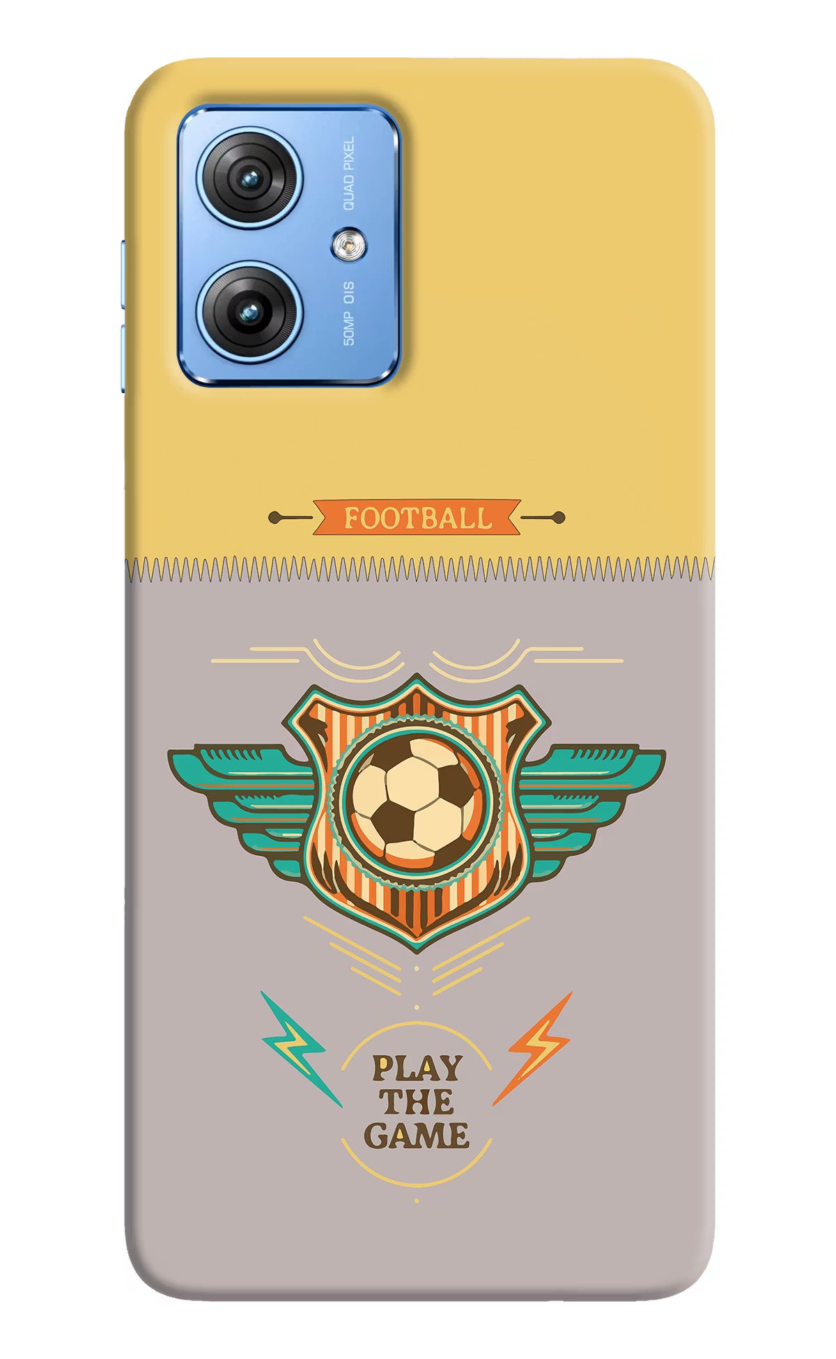 Football Moto G64 5G Hard Case Back Cover by Casekaro