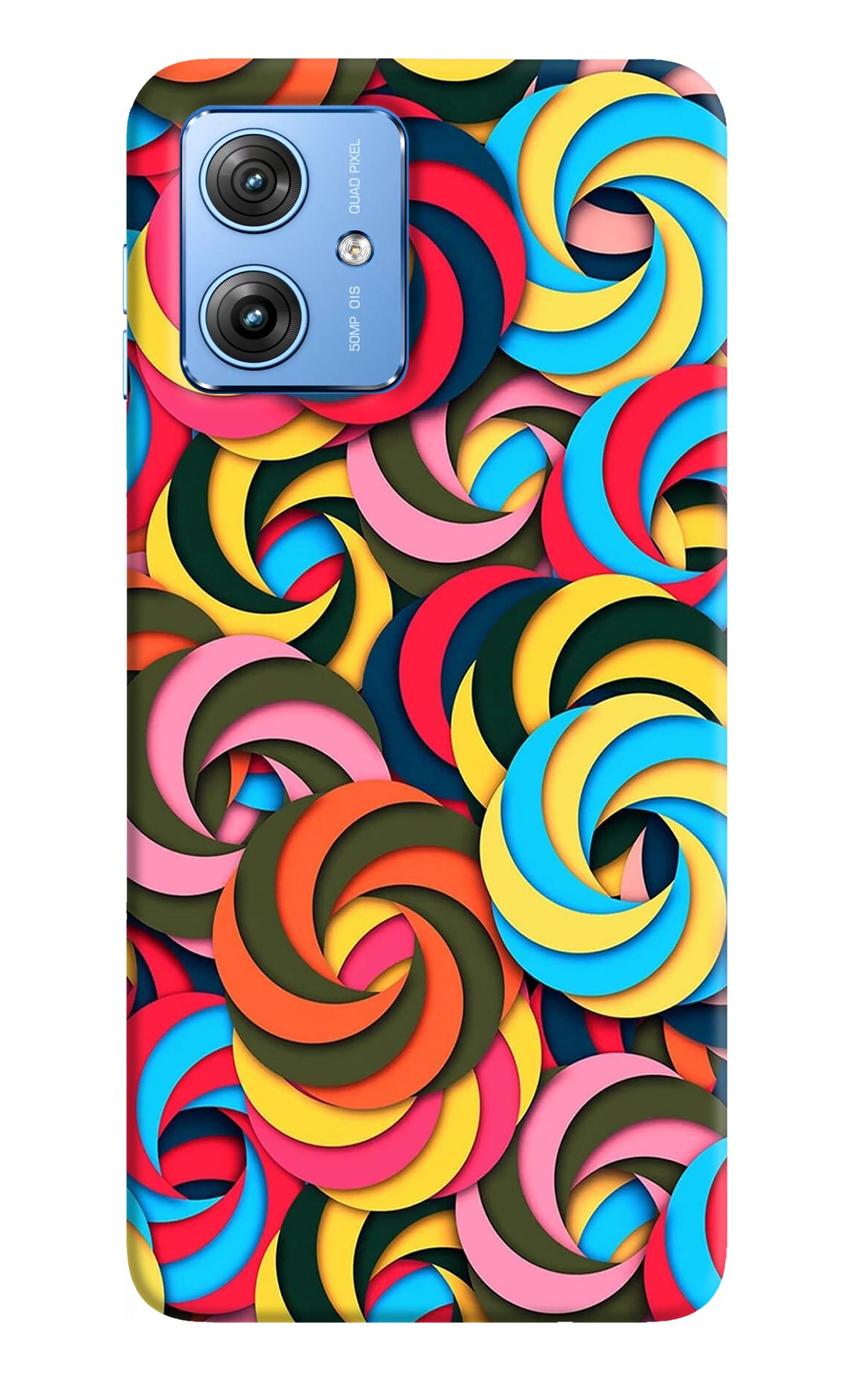 Spiral Pattern Moto G64 5G Back Cover