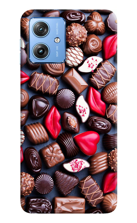 Chocolates Moto G64 5G Hard Case Back Cover by Casekaro