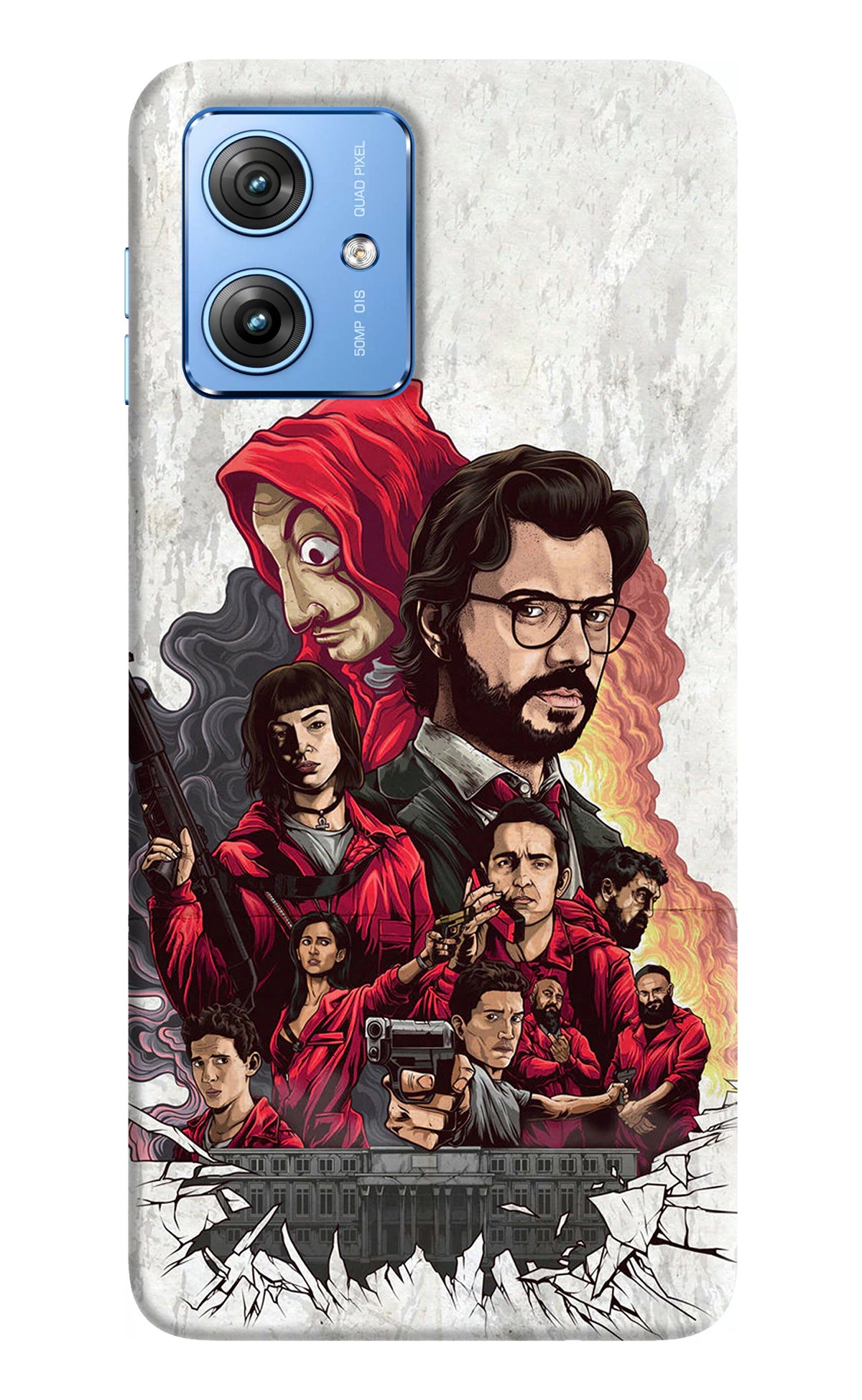 Money Heist Artwork Moto G64 5G Back Cover