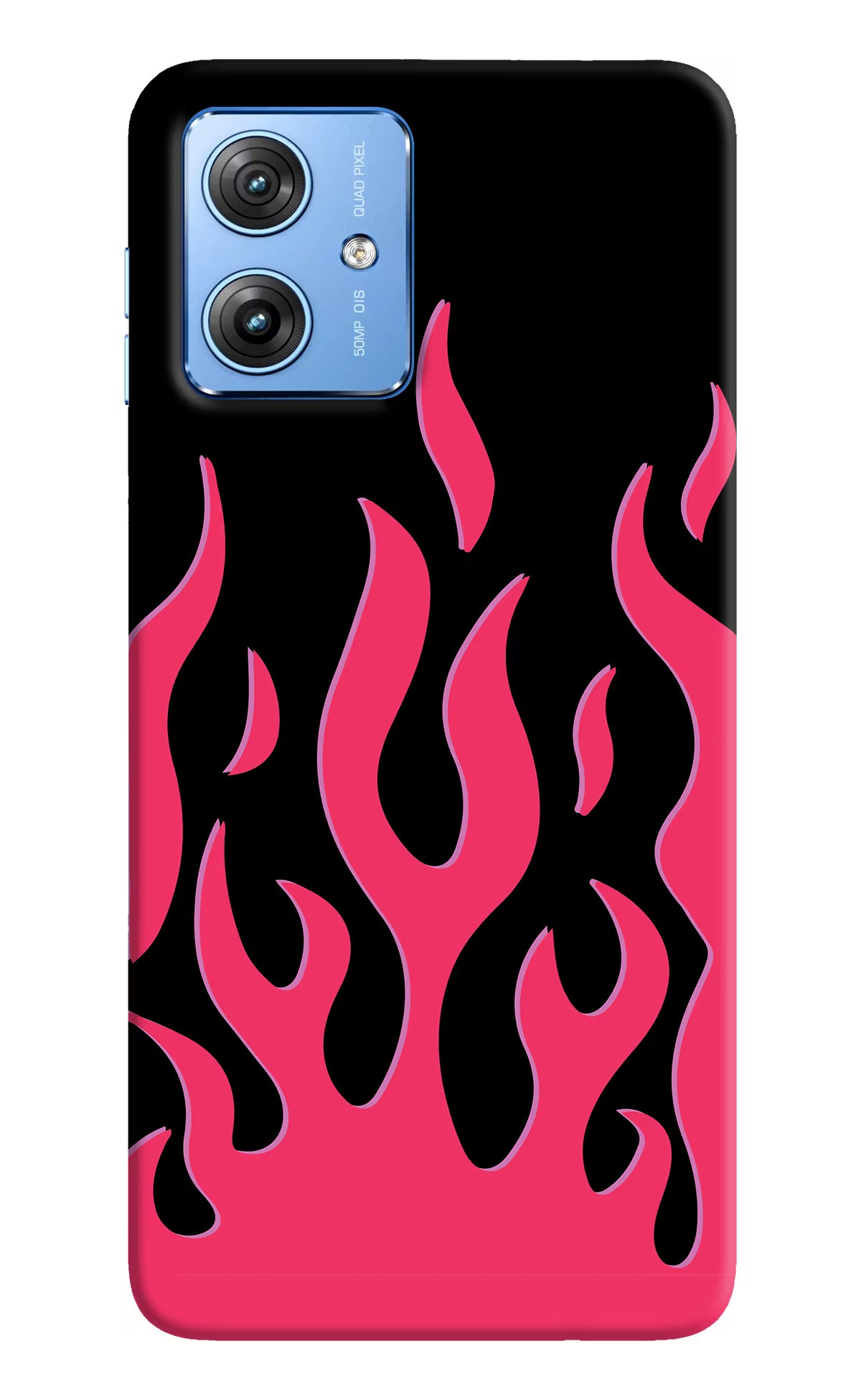 Fire Flames Moto G64 5G Hard Case Back Cover by Casekaro