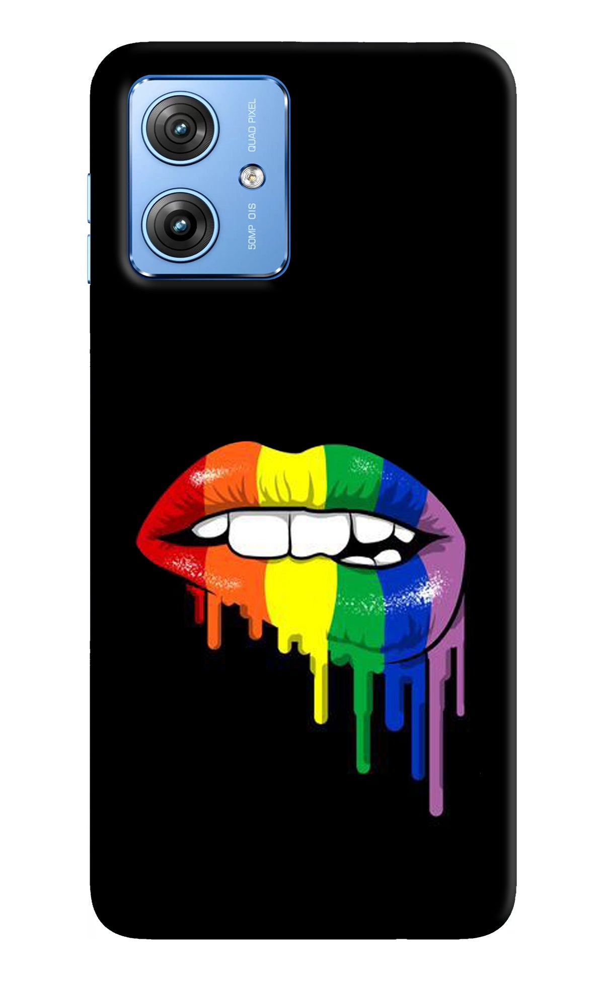 Lips Biting Moto G64 5G Back Cover