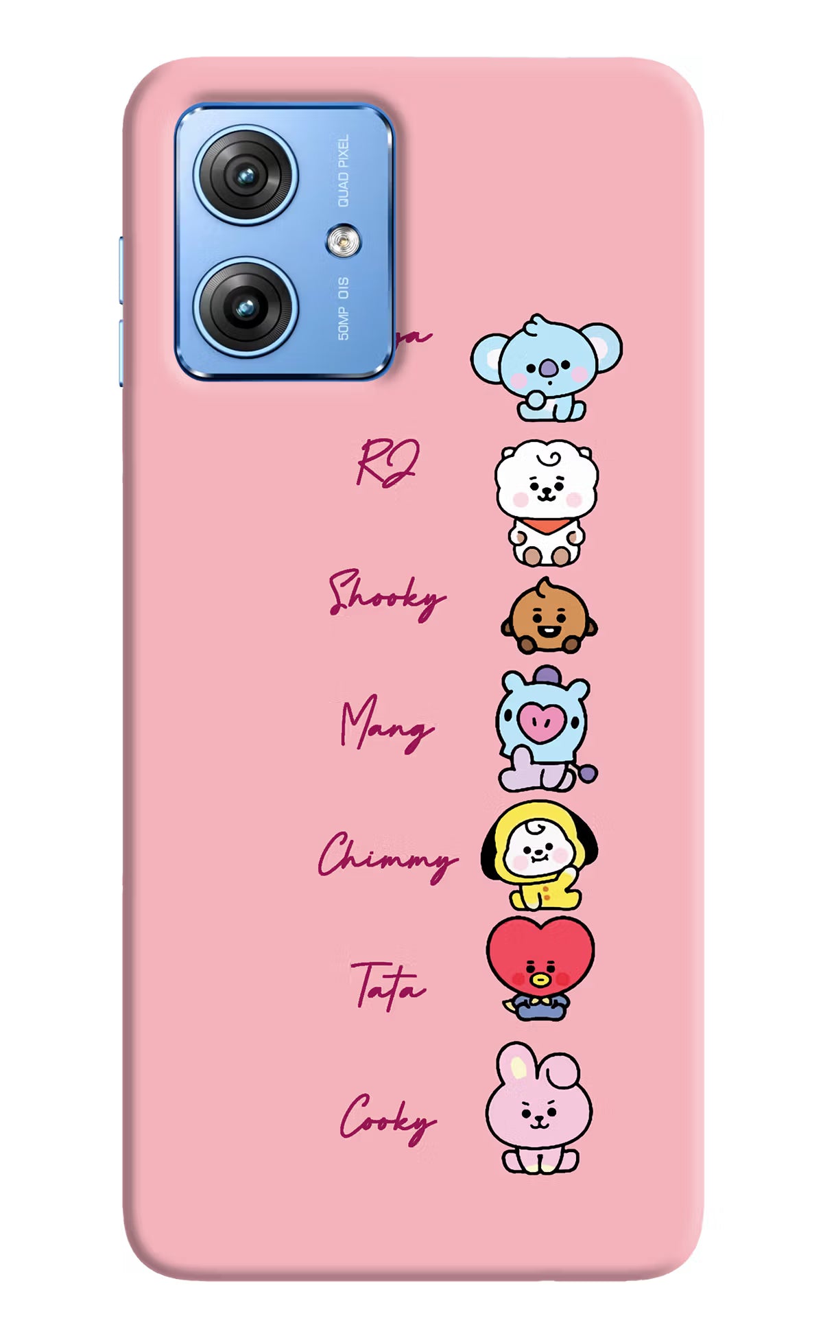 BTS names Moto G64 5G Hard Case Back Cover by Casekaro