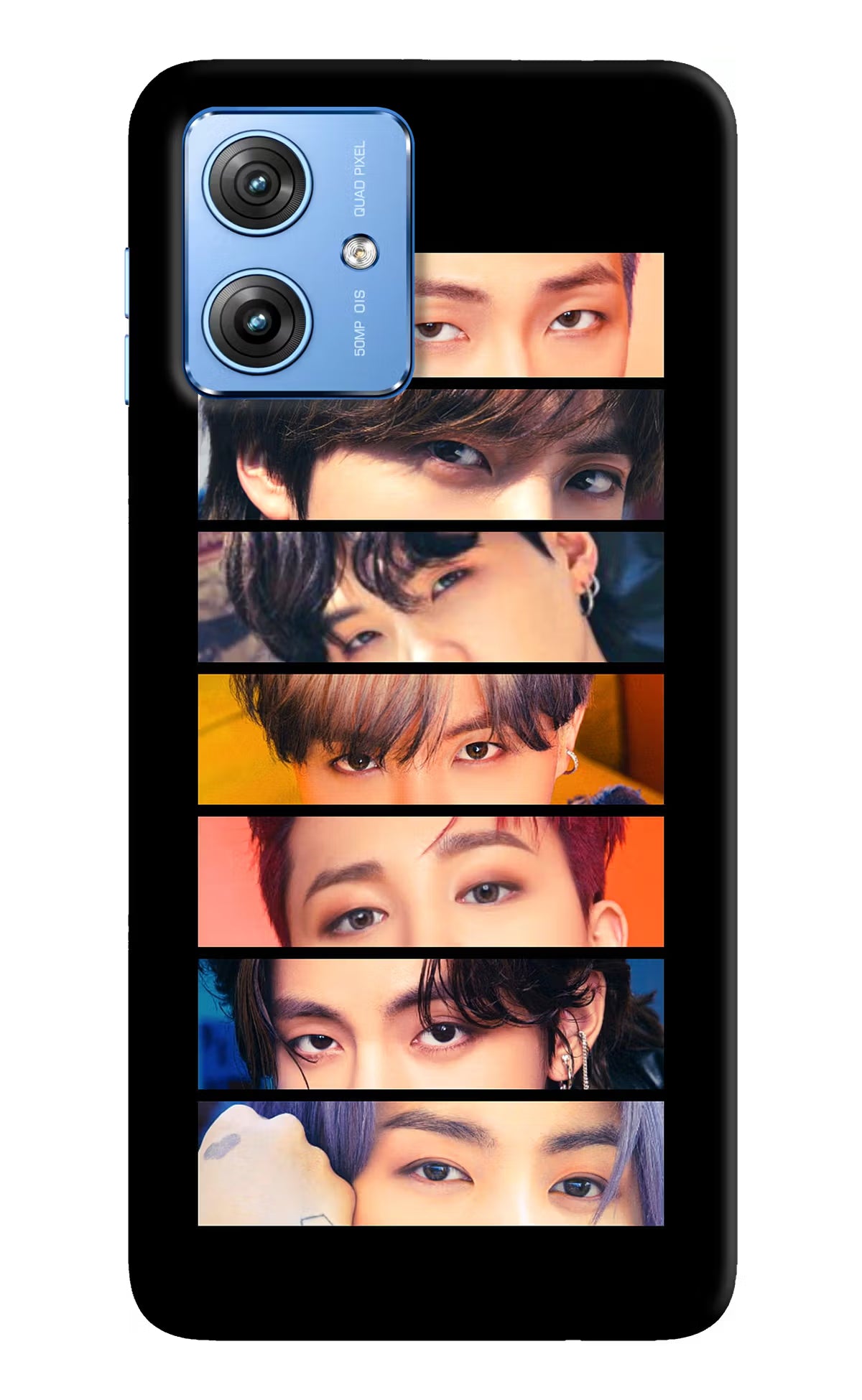BTS Eyes Moto G64 5G Hard Case Back Cover by Casekaro