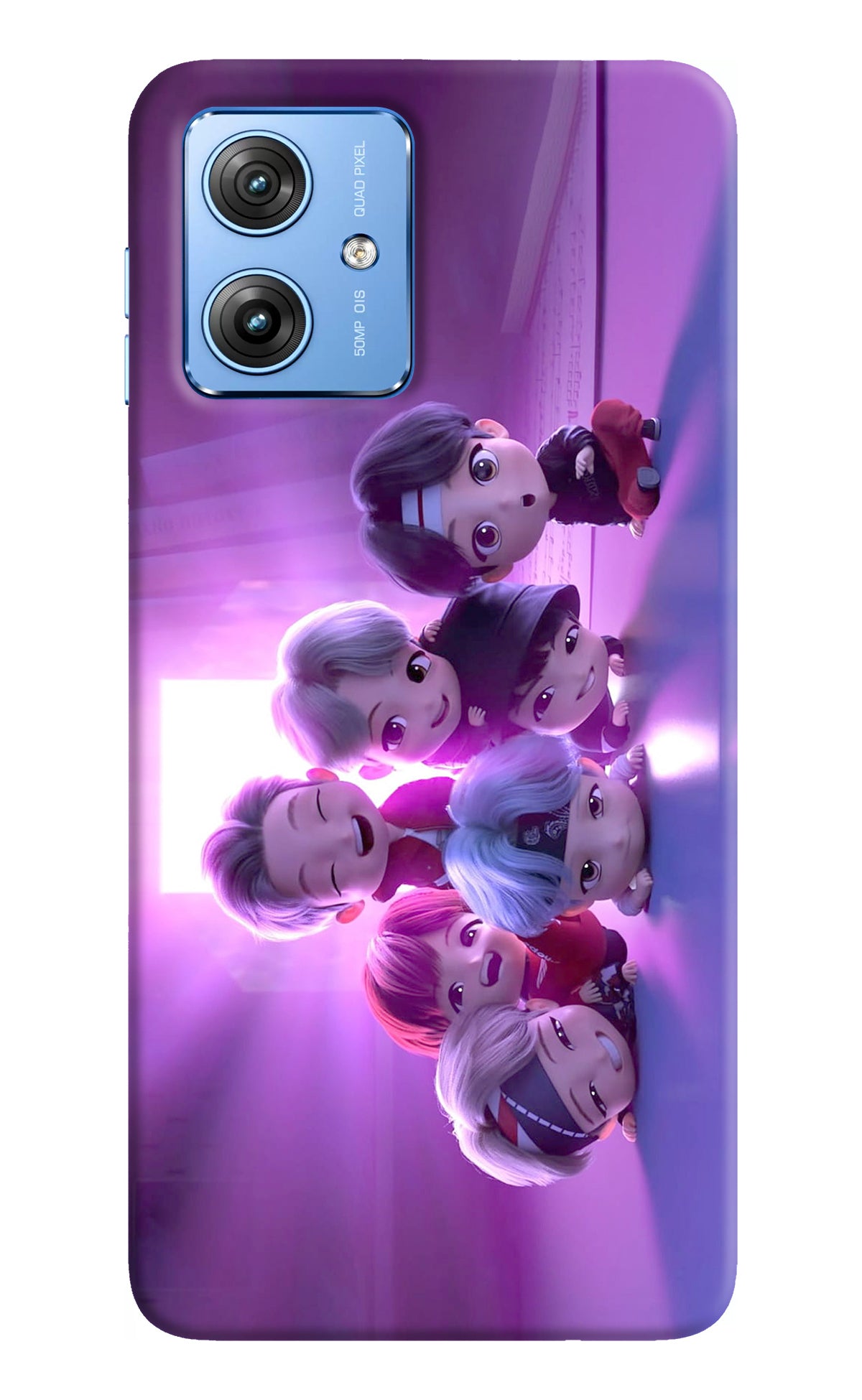 BTS Chibi Moto G64 5G Back Cover