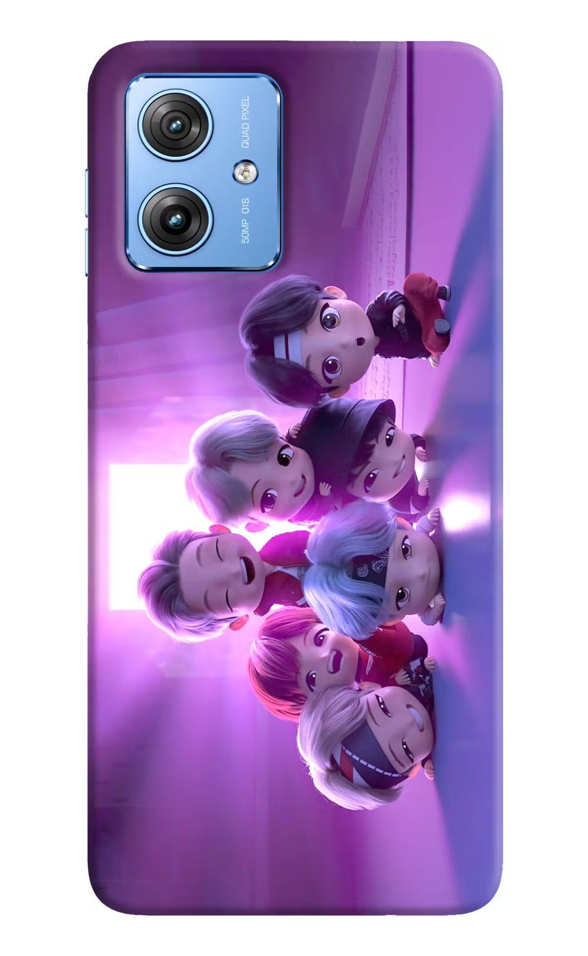 BTS Chibi Moto G64 5G Hard Case Back Cover by Casekaro