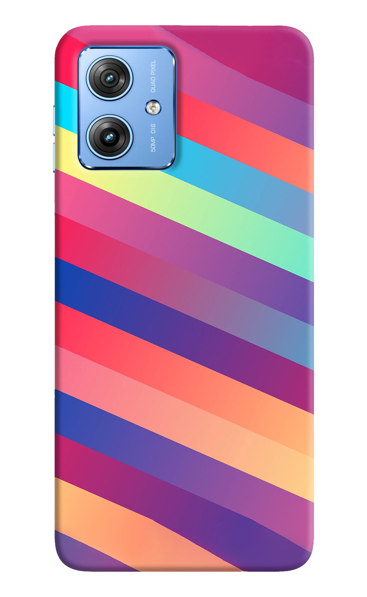 Stripes color Moto G64 5G Back Cover