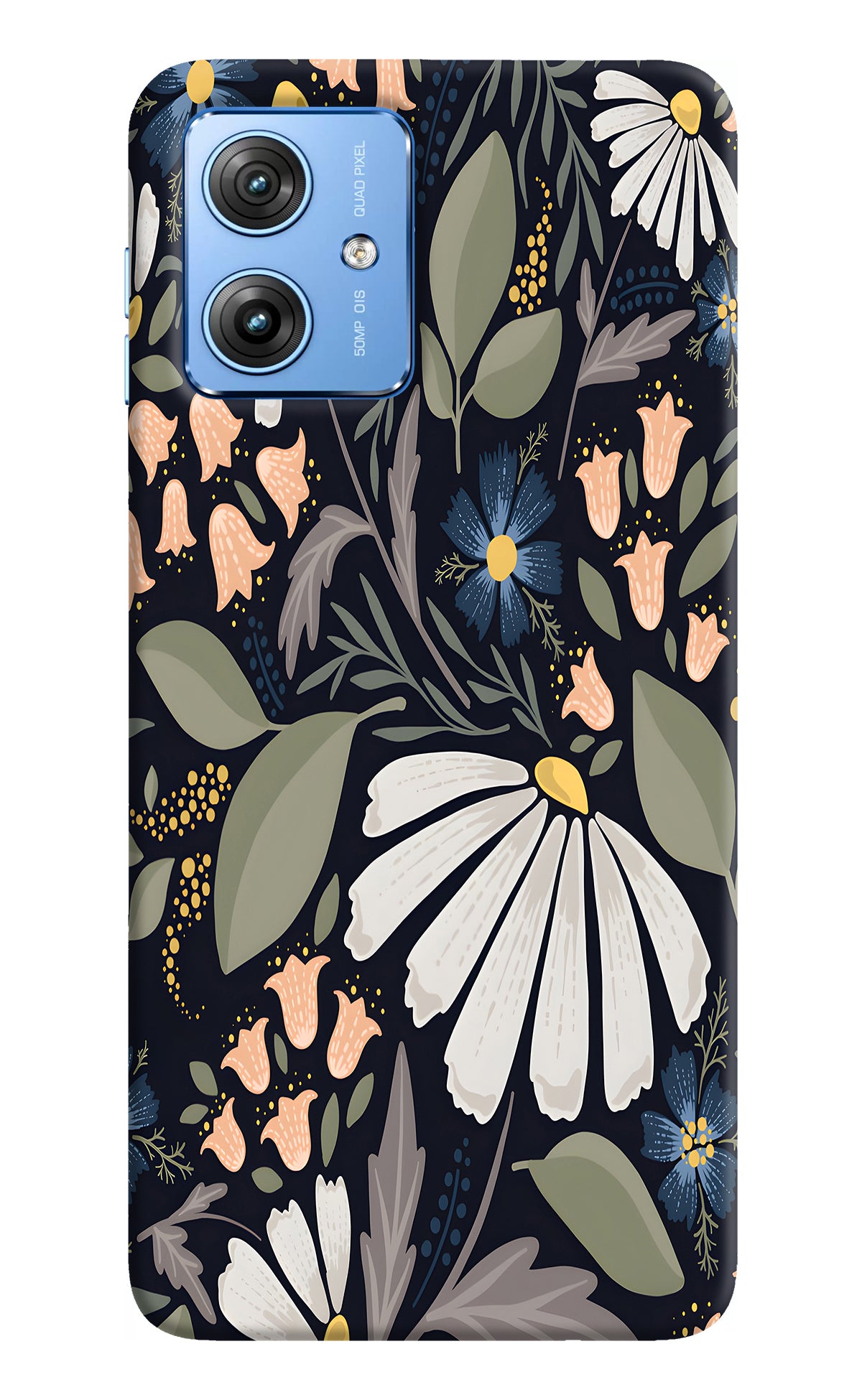 Flowers Art Moto G64 5G Back Cover