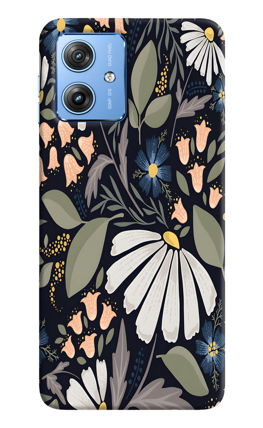 Flowers Art Moto G64 5G Hard Case Back Cover by Casekaro