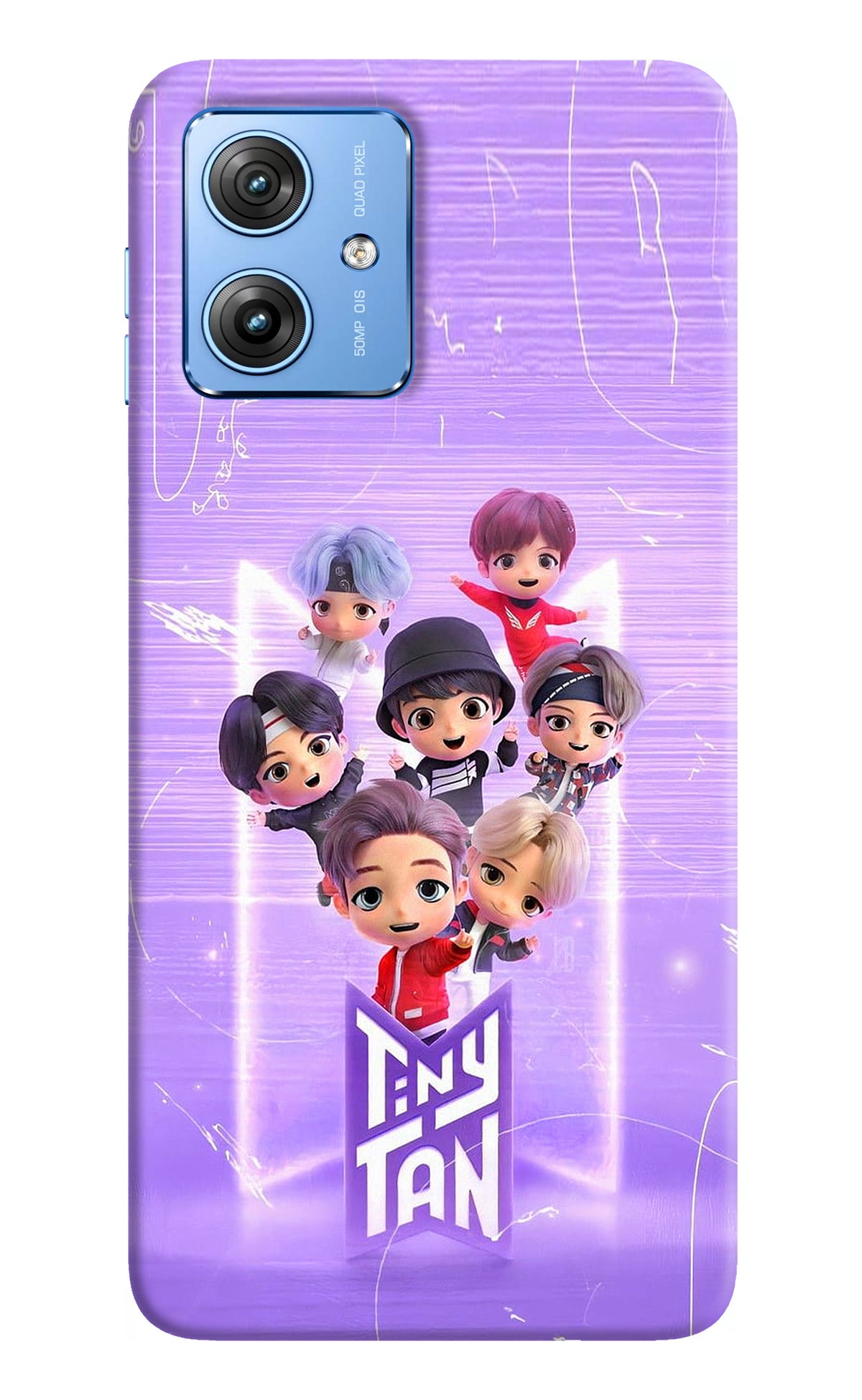 BTS Tiny Tan Moto G64 5G Back Cover