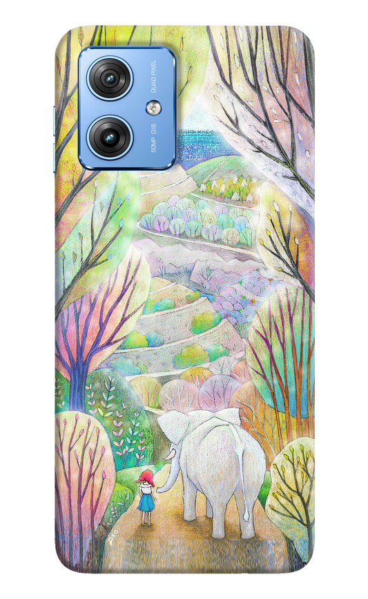Nature Painting Moto G64 5G Hard Case Back Cover by Casekaro
