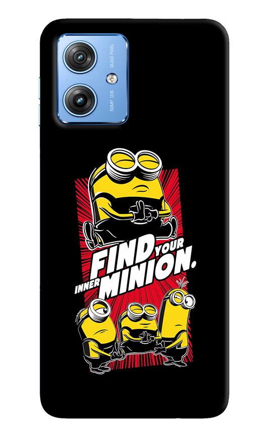 Find your inner Minion Moto G64 5G Hard Case Back Cover by Casekaro