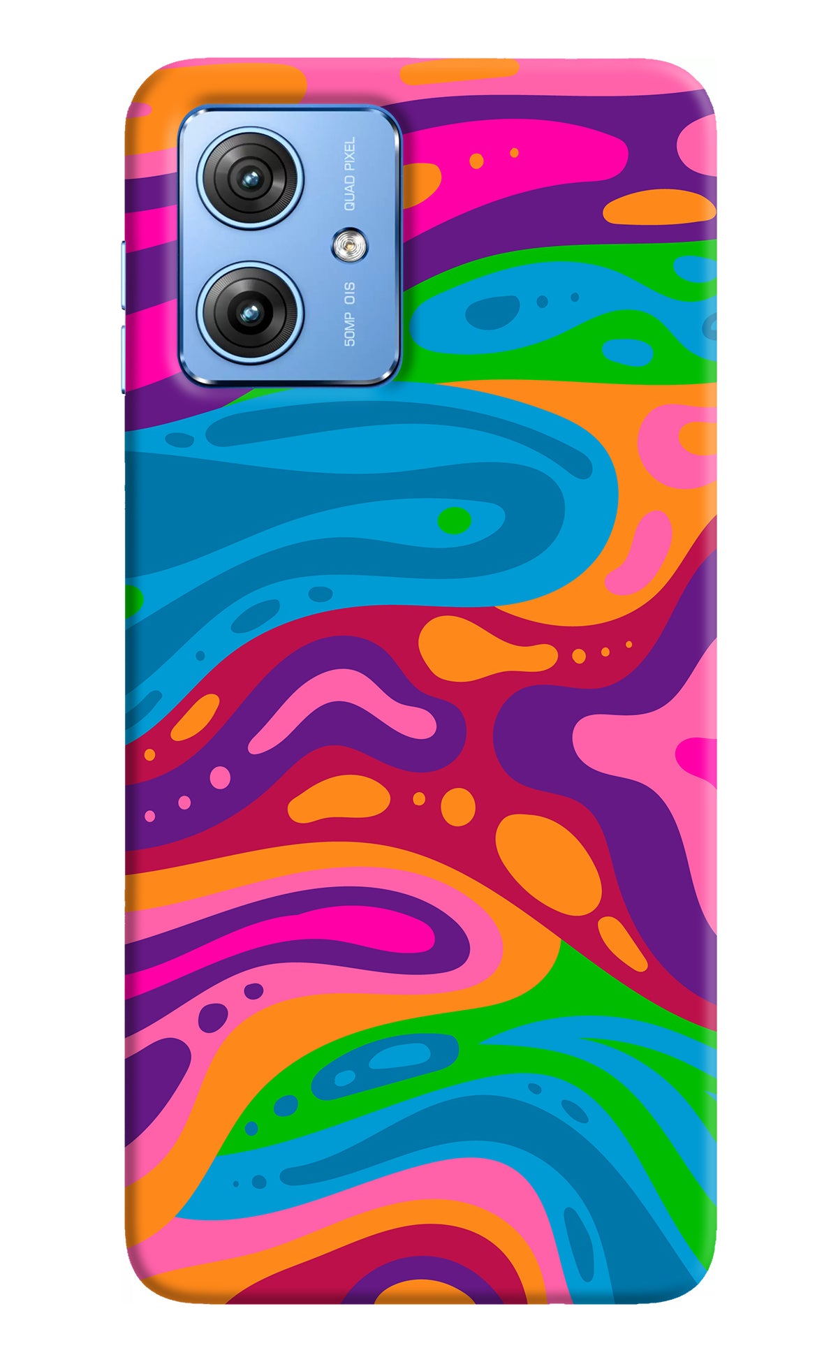 Trippy Pattern Moto G64 5G Back Cover