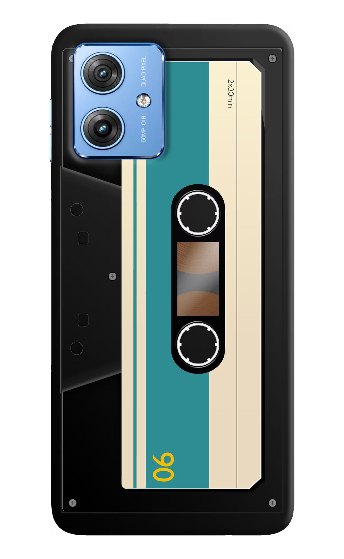 Cassette Moto G64 5G Hard Case Back Cover by Casekaro