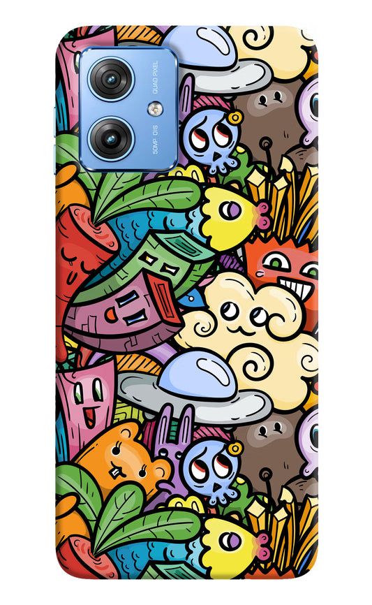 Veggie Doodle Moto G64 5G Hard Case Back Cover by Casekaro