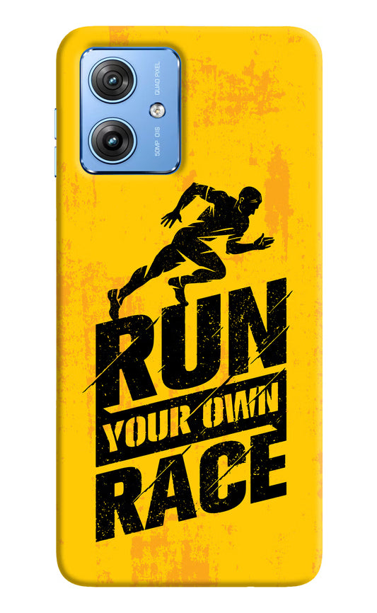 Run Your Own Race Moto G64 5G Hard Case Back Cover by Casekaro