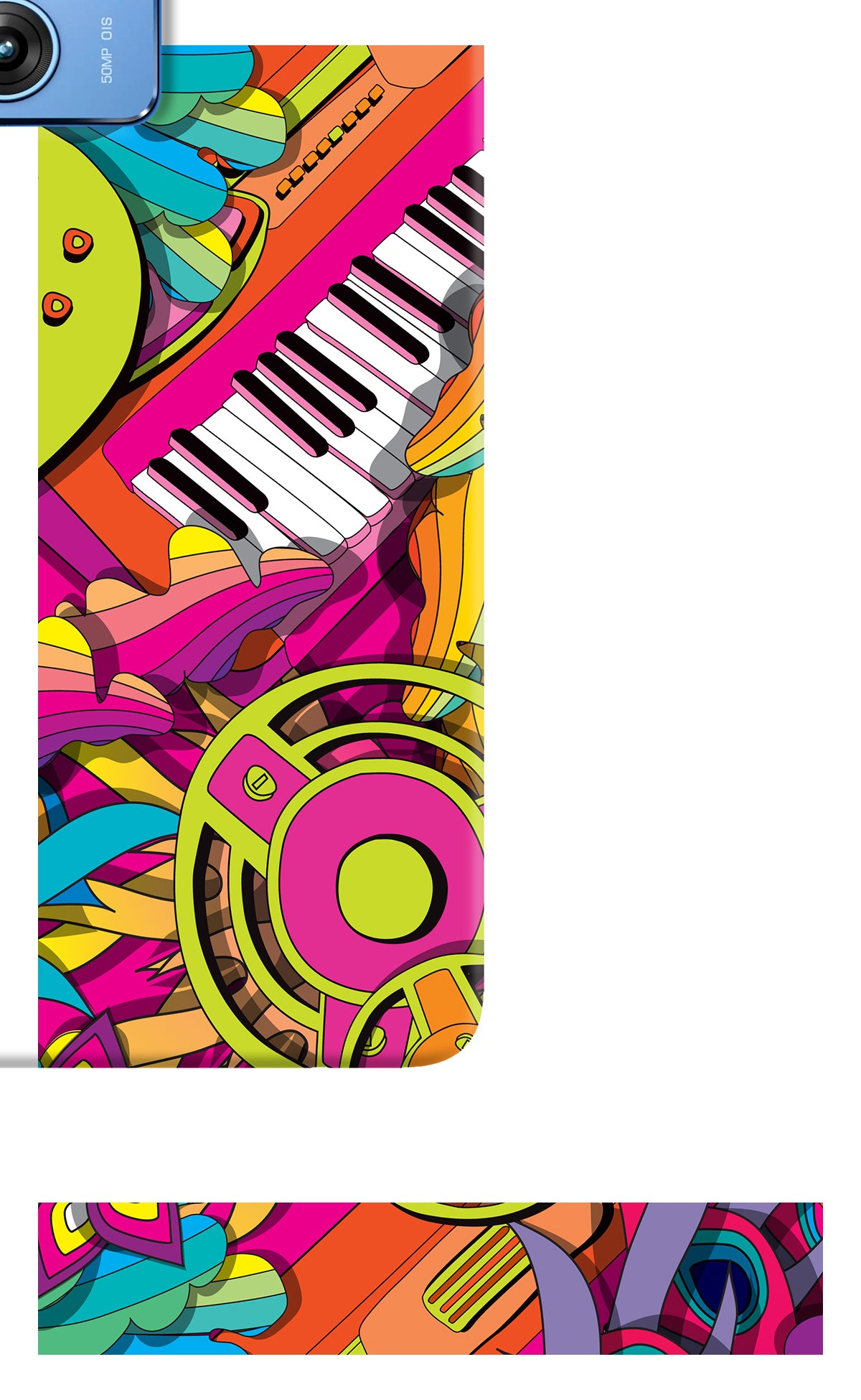 Music Doodle Moto G64 5G Back Cover