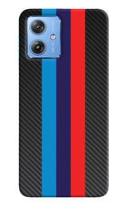 BMW Stripes Pattern Moto G64 5G Hard Case Back Cover by Casekaro