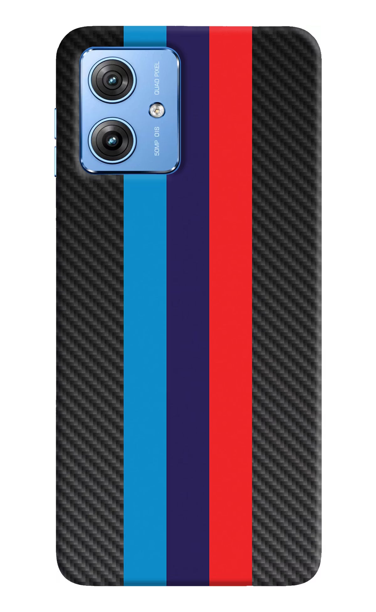 BMW Stripes Pattern Moto G64 5G Hard Case Back Cover by Casekaro