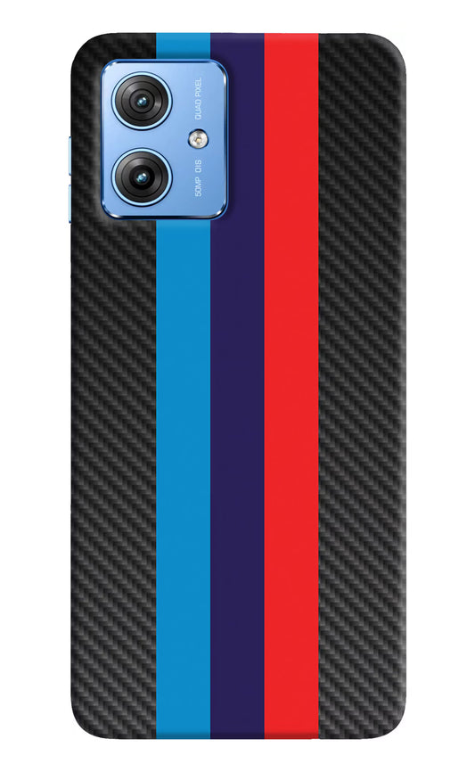 BMW Stripes Pattern Moto G64 5G Hard Case Back Cover by Casekaro
