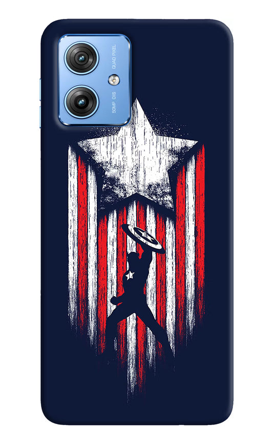 Captain America Marvel Art Moto G64 5G Hard Case Back Cover by Casekaro