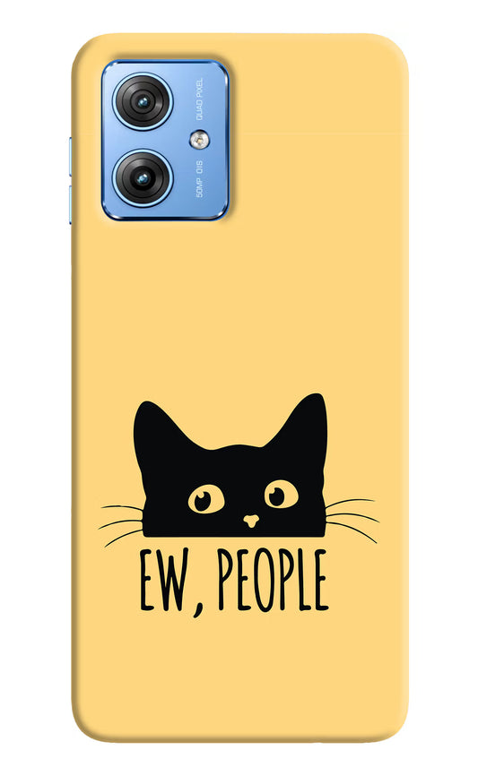 Ew People Catitude Moto G64 5G Hard Case Back Cover by Casekaro