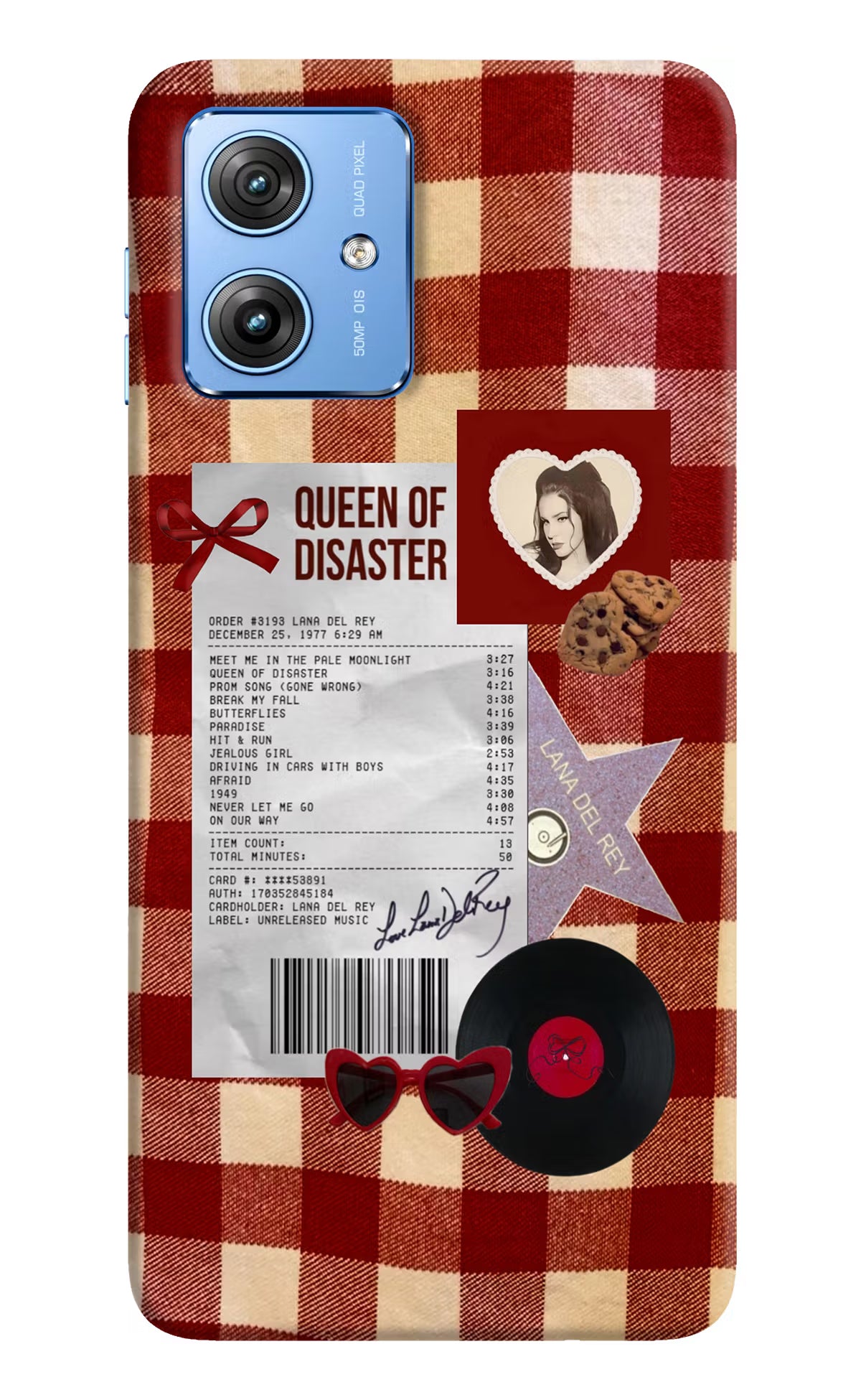 Queen of Disaster Moto G64 5G Hard Case Back Cover by Casekaro