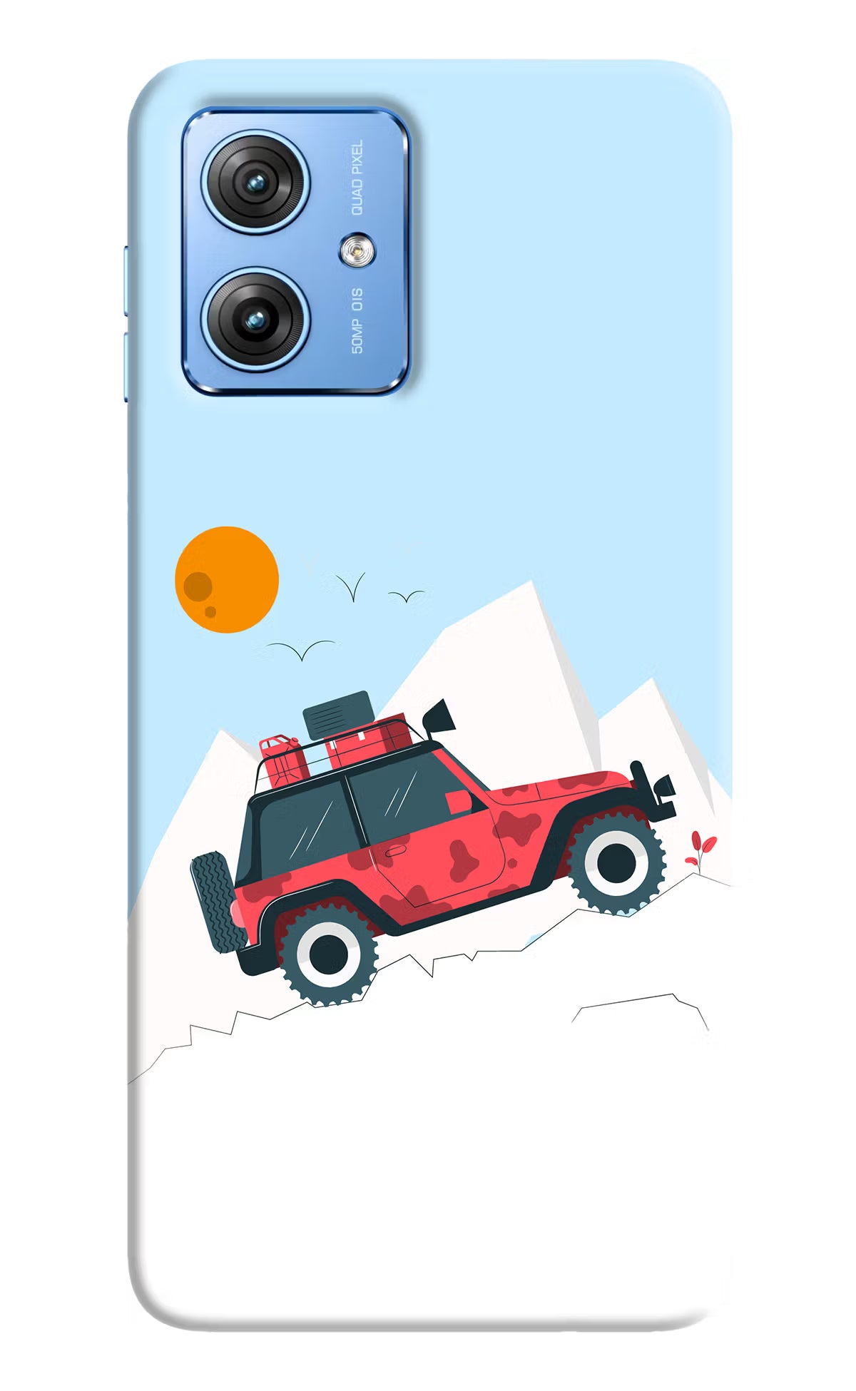 Mountain Trail Beast Moto G64 5G Hard Case Back Cover by Casekaro