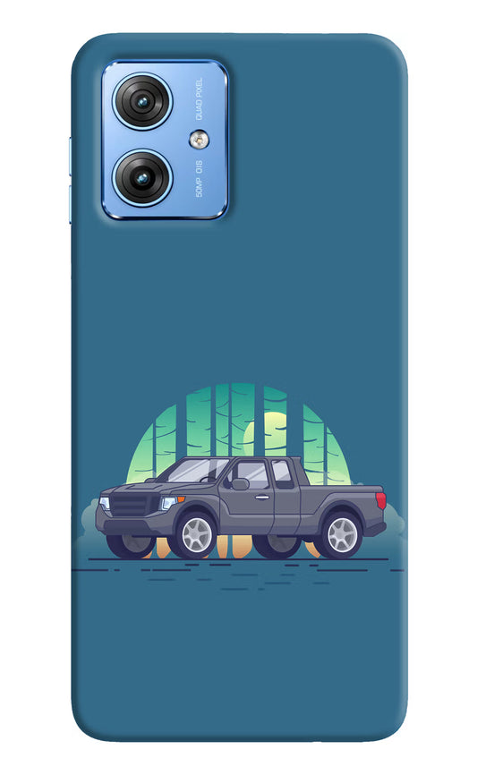 Retro Garage Vibe Moto G64 5G Hard Case Back Cover by Casekaro