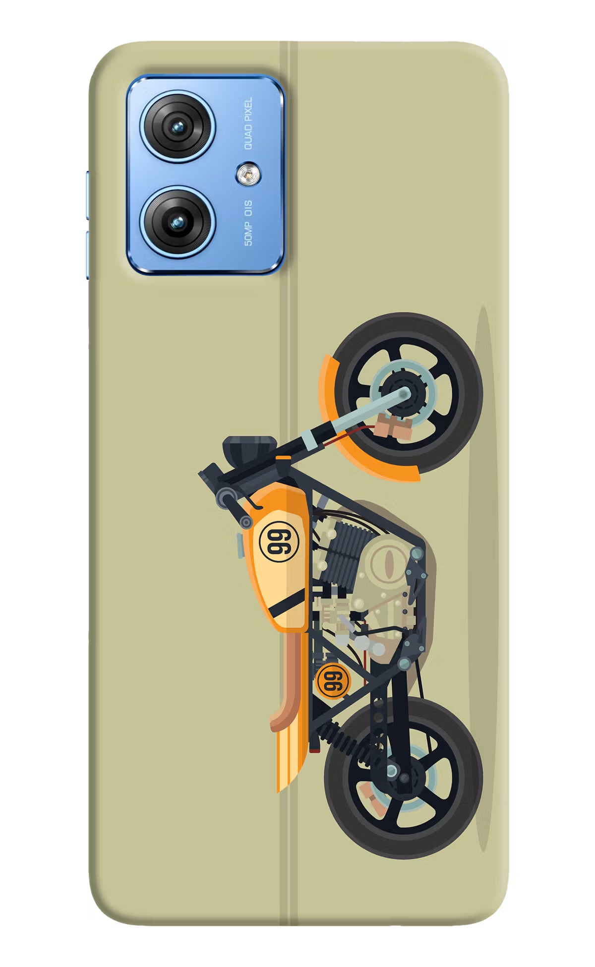Vertical Speedster Moto G64 5G Hard Case Back Cover by Casekaro
