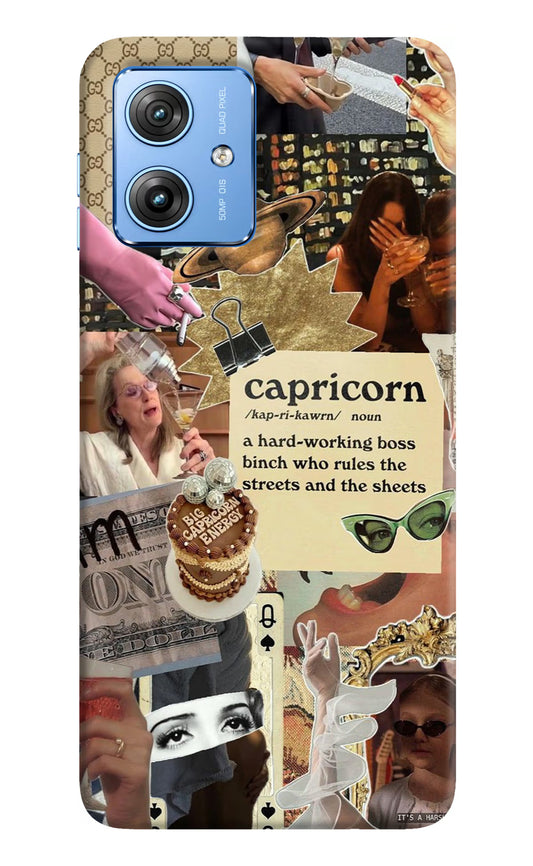 Capricorn Zodiac Moto G64 5G Hard Case Back Cover by Casekaro