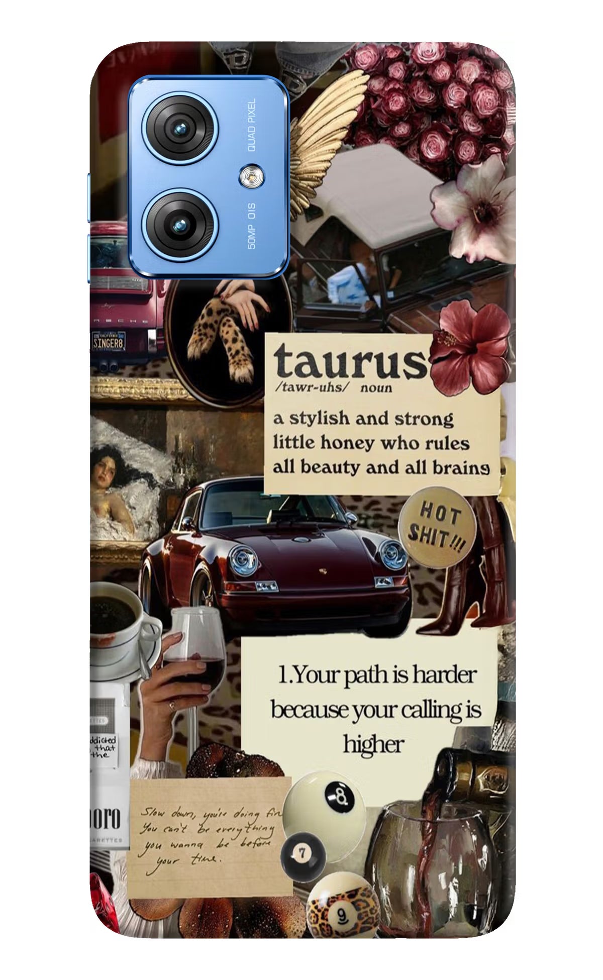 Taurus Zodiac Moto G64 5G Hard Case Back Cover by Casekaro