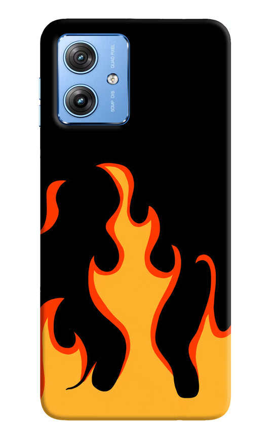 Fired Up – Black Moto G64 5G Hard Case Back Cover by Casekaro