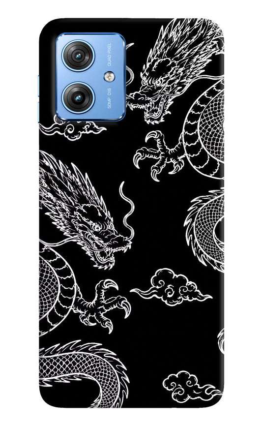 Twin Dragons Moto G64 5G Hard Case Back Cover by Casekaro