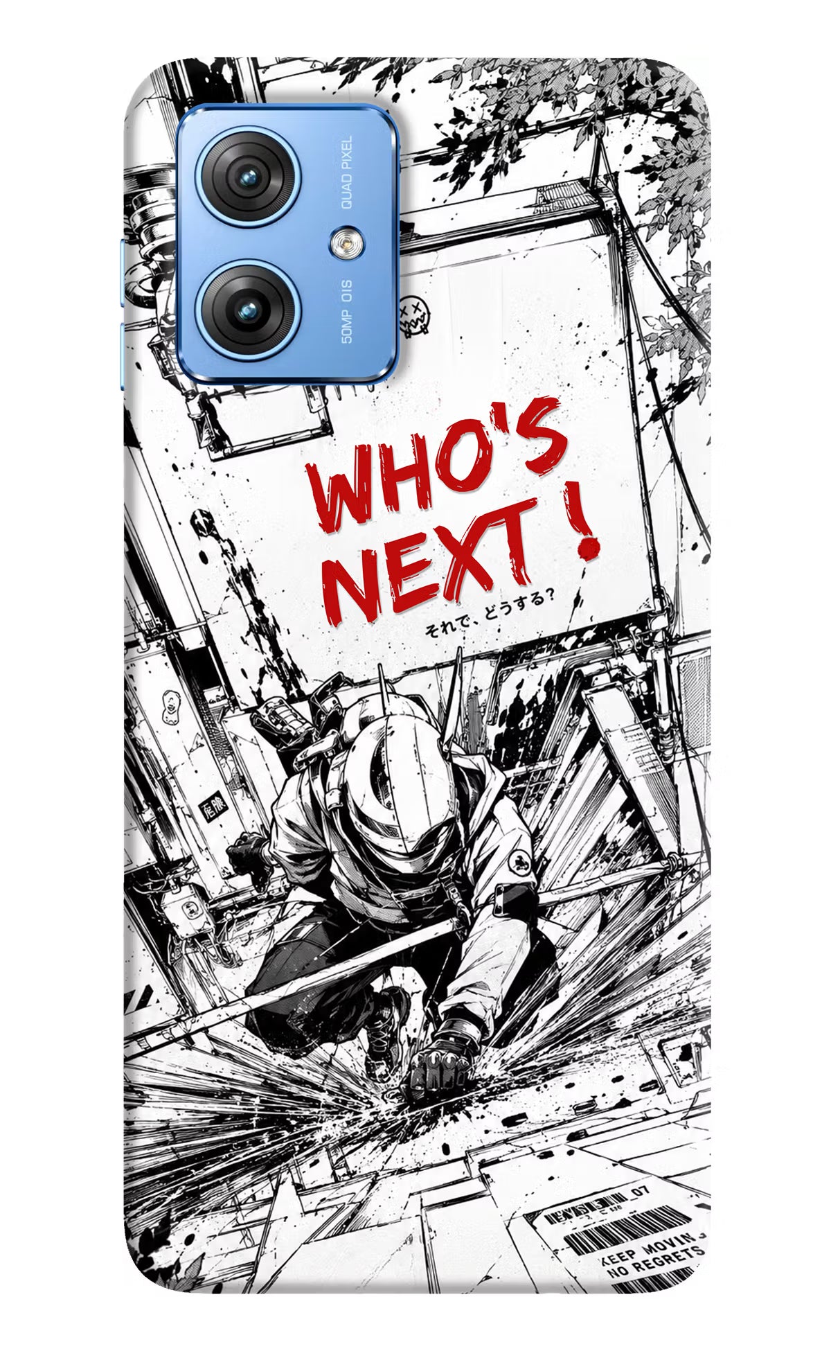 Who's Next Moto G64 5G Hard Case Back Cover by Casekaro