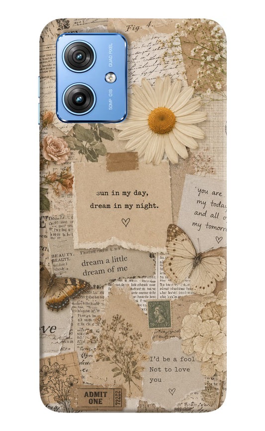 Vintage case Moto G64 5G Hard Case Back Cover by Casekaro