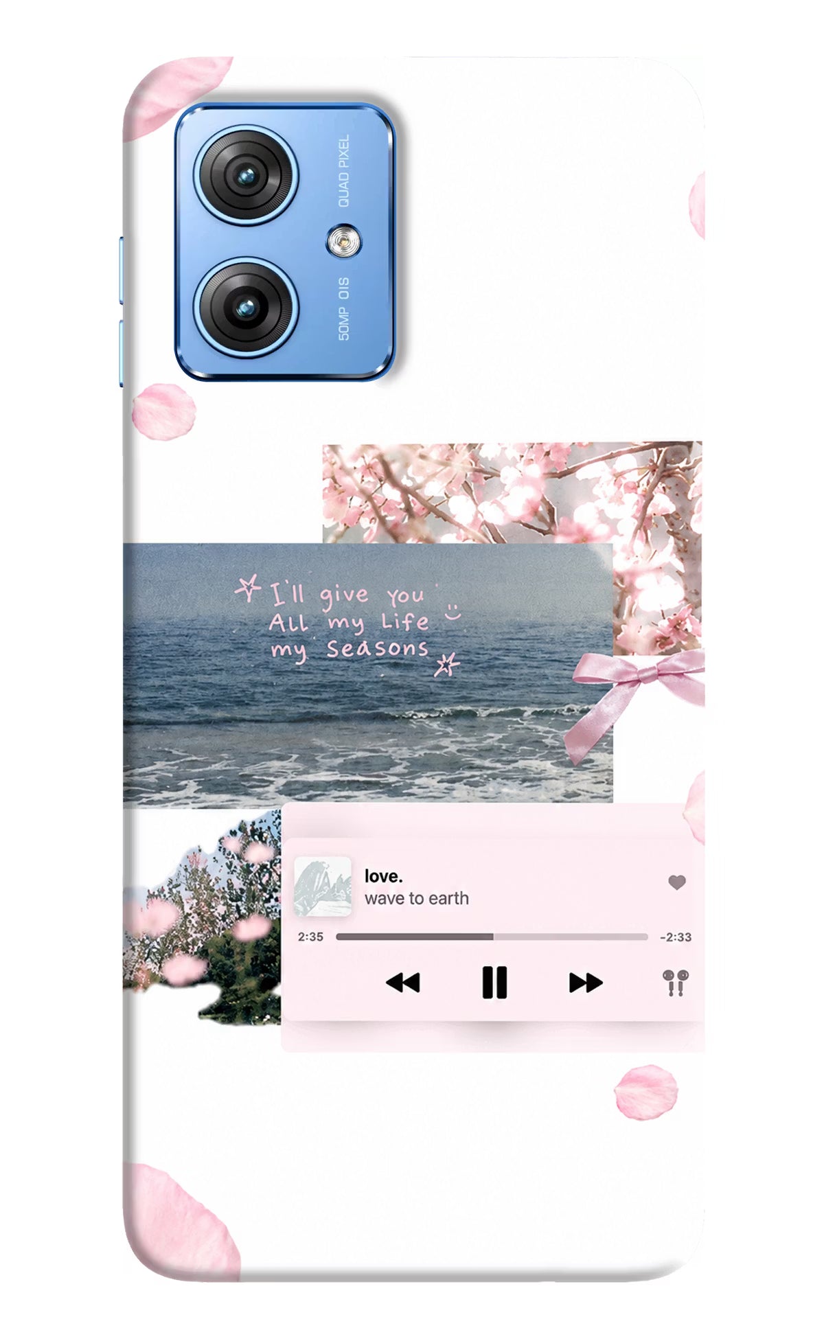 Wave to earth Moto G64 5G Back Cover