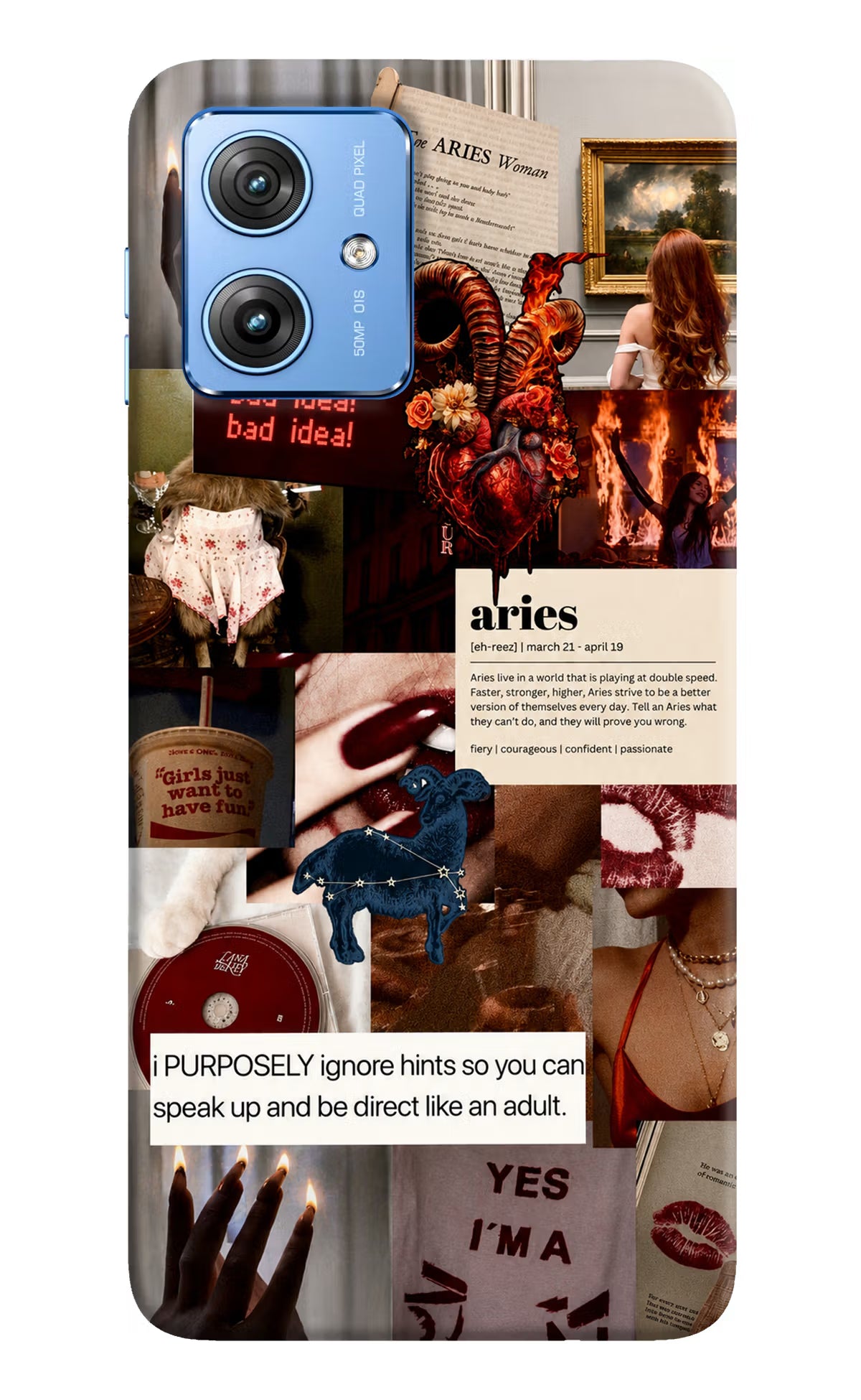 Zodiac Aries Moto G64 5G Back Cover