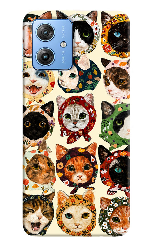 Cool Cat Moto G64 5G Hard Case Back Cover by Casekaro