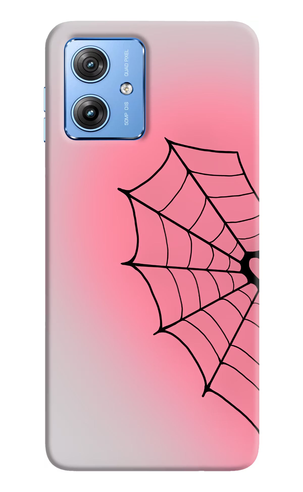 Pink Web Moto G64 5G Back Cover