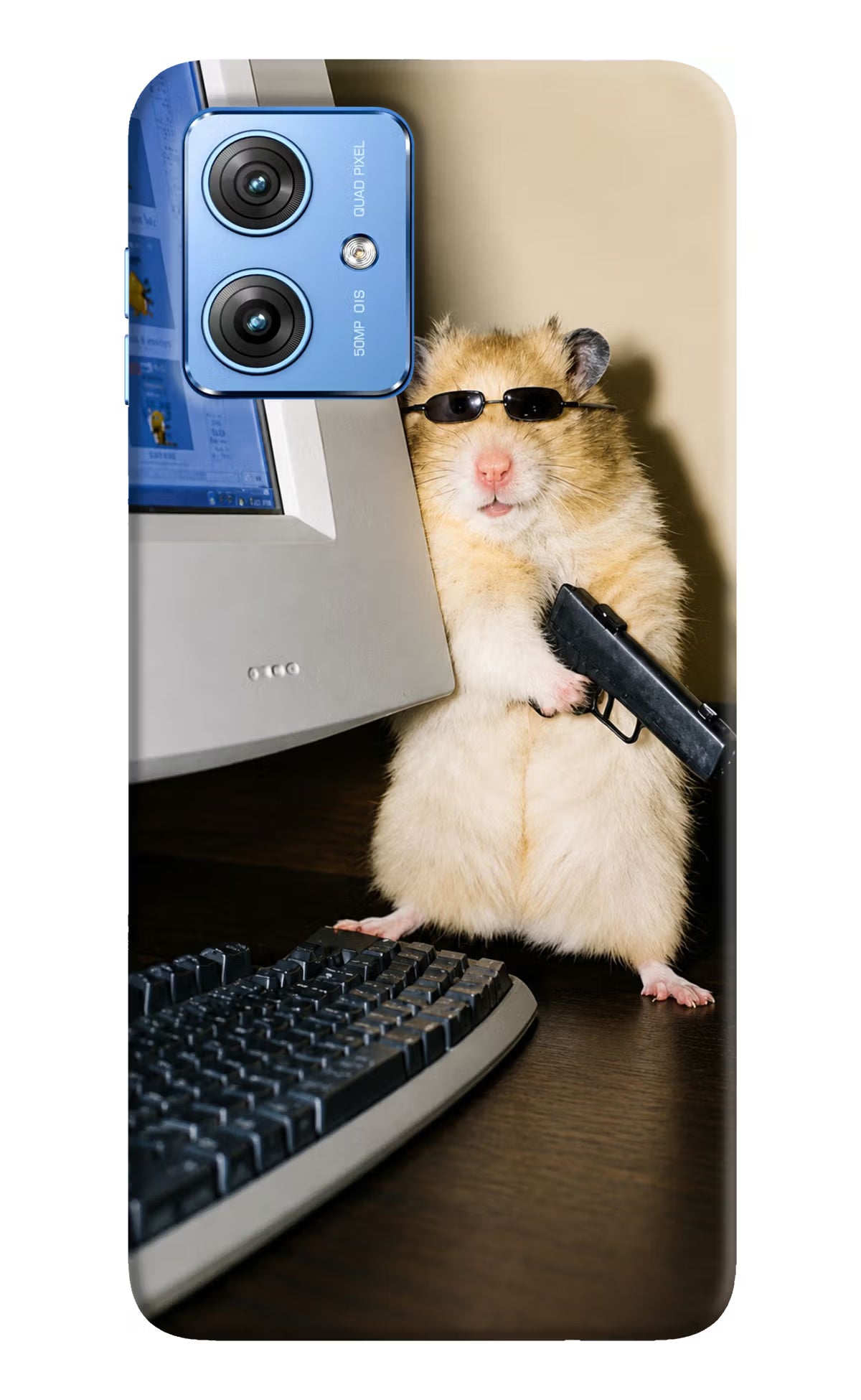 Hacker Hamster Moto G64 5G Back Cover