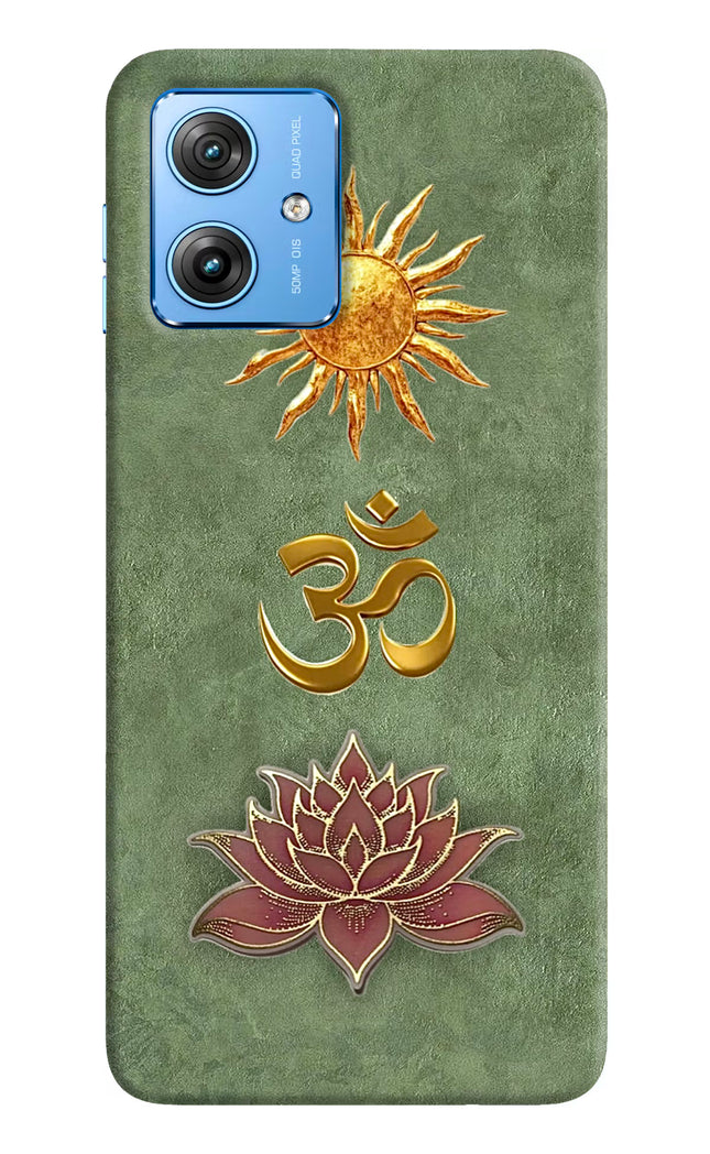 Om & Lotus Moto G64 5G Back Cover