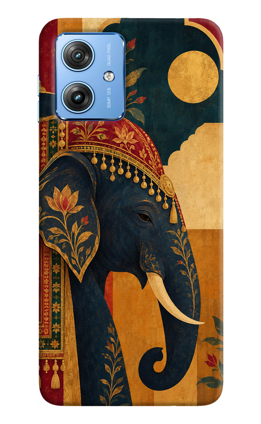 Royal Elephant Moto G64 5G Back Cover, Hard case
