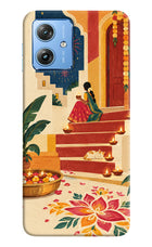 Diwali Rangoli Moto G64 5G Hard Case Back Cover by Casekaro