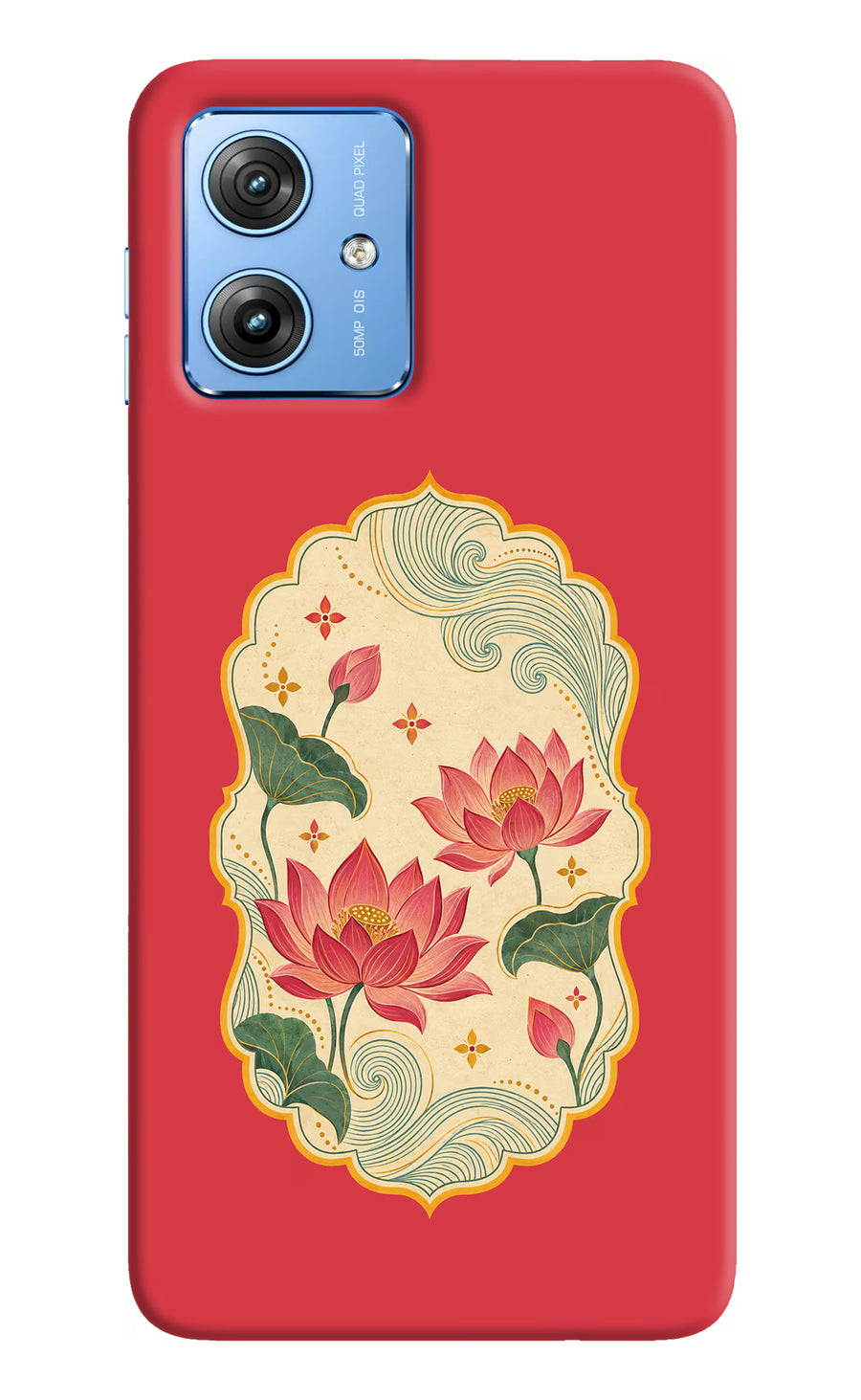 Pink Lotus Moto G64 5G Back Cover, Hard case
