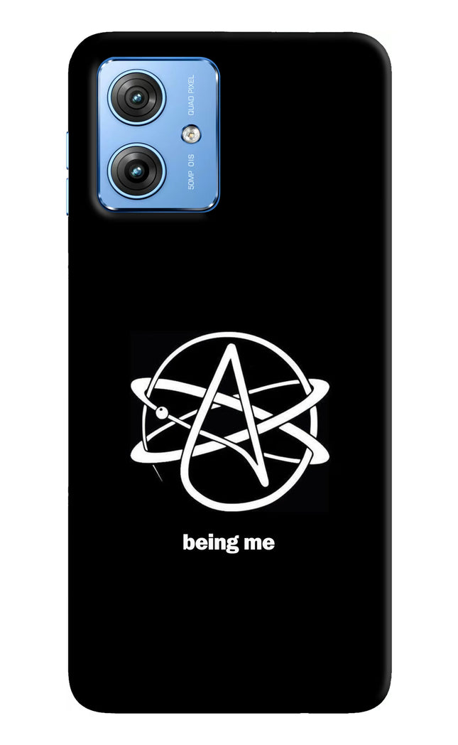 Atheist Symbol Moto G64 5G Hard Case Back Cover by Casekaro