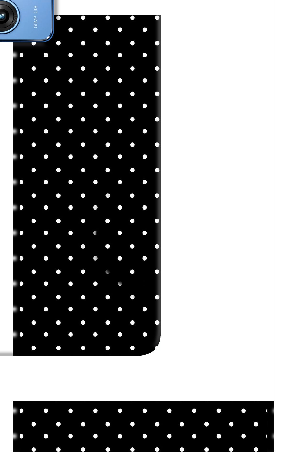 White Dots Moto G64 5G Pop Case